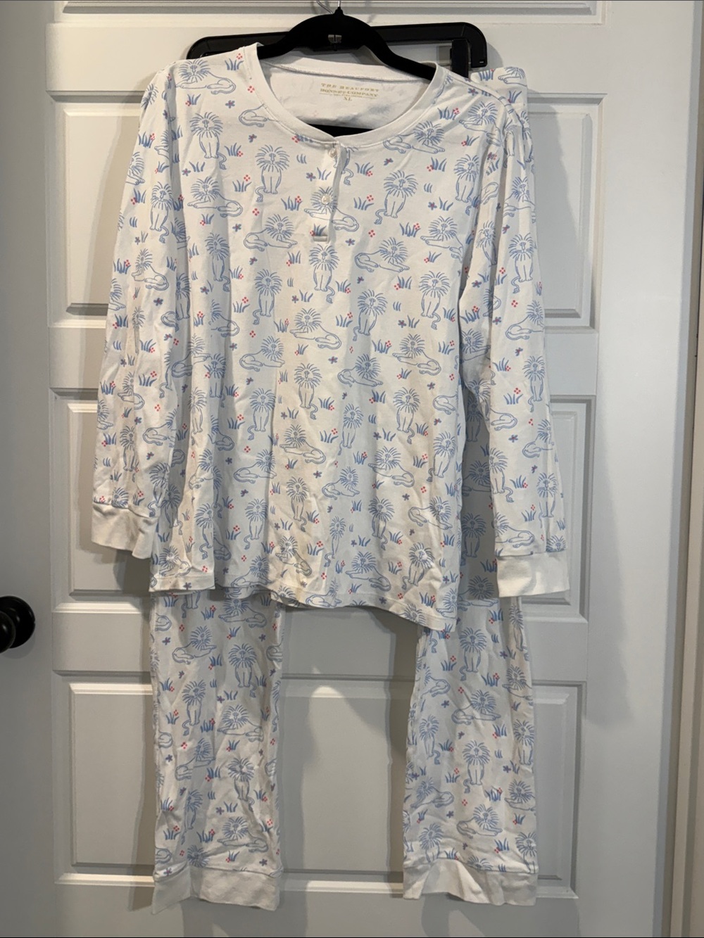 The Beaufort Bonnet Co. Pajama Lion Pajama Set Pima Cotton Loungewear Xl Nwot